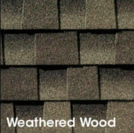 Weathered Wood asphalt shingle sample